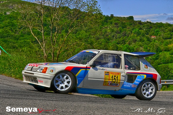 Peugeot 205 T 16 Evo. II ex Peugeot Sport del frances J. Duby y S. Palacios