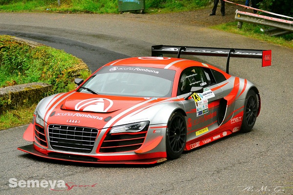 José Antonio López Fombona con su Audi R8 LMS, acababa tercero de la categoría I del Europeo y ganaba la categoría II del asturiano, apesar de sufrir un fuerte accidente