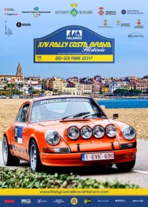 cartel Rallye Costa Brava Clasicos 2017