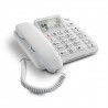 Gigaset DL380 Teléfono analógico Blanco Identificador de llamadas