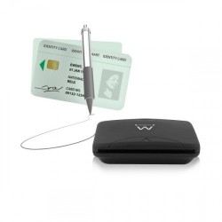 Ewent EW1052 lector de tarjeta inteligente USB 2.0 Negro
