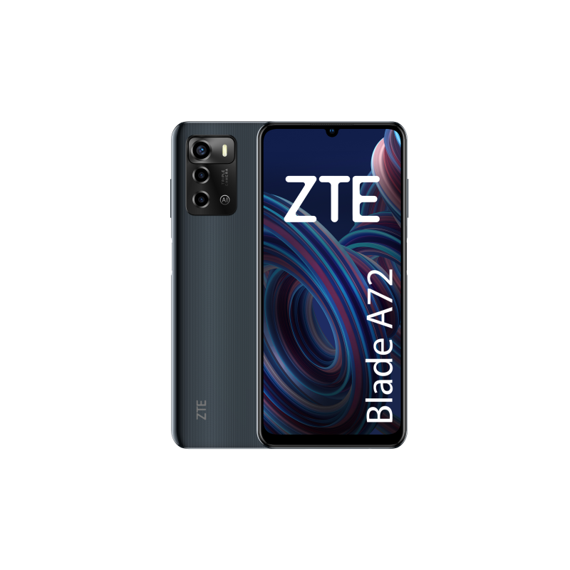 ZTE BLADE A 72 GRIS 4G / 6,745 HD+ / OC 1,6GHZ / 64GB ROM / MEMORY FUSION TECHNOLOGY 3GB / 13+2+2MP