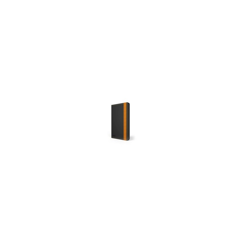 Ziron LY028 funda para tablet 20,3 cm (8") Folio Negro, Naranja