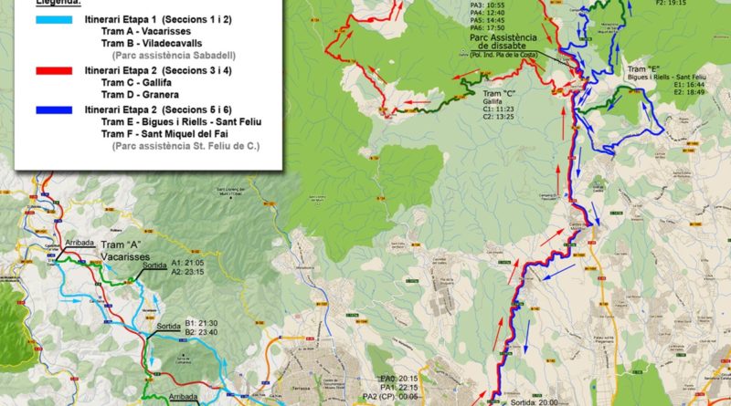 mapa_2016_General Rallye La Llana