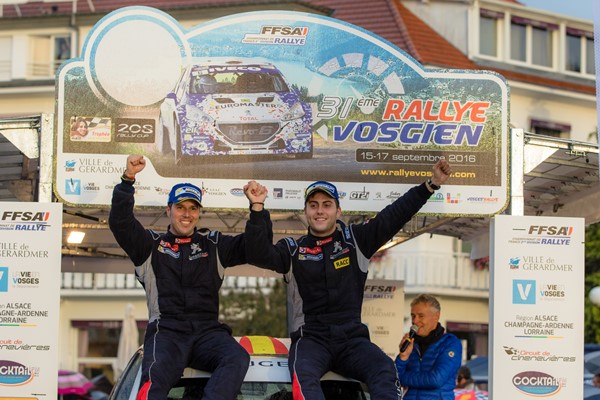 lopez 208 cup vosgien podio