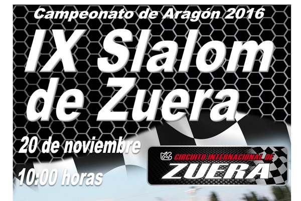 Cartel slalom zuera 2106