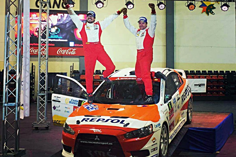 rallye nucia monarri podium