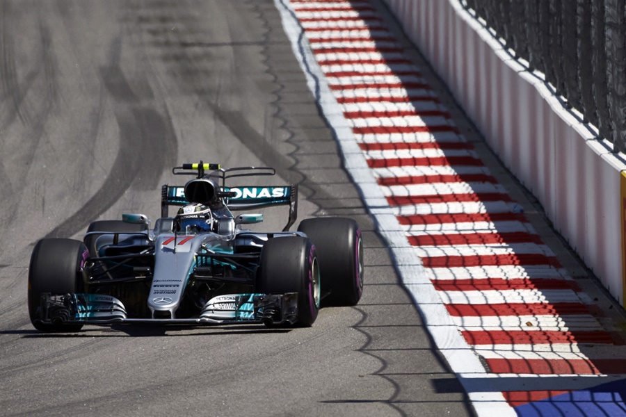Bottas Mercedes F1 Rusia Sochi