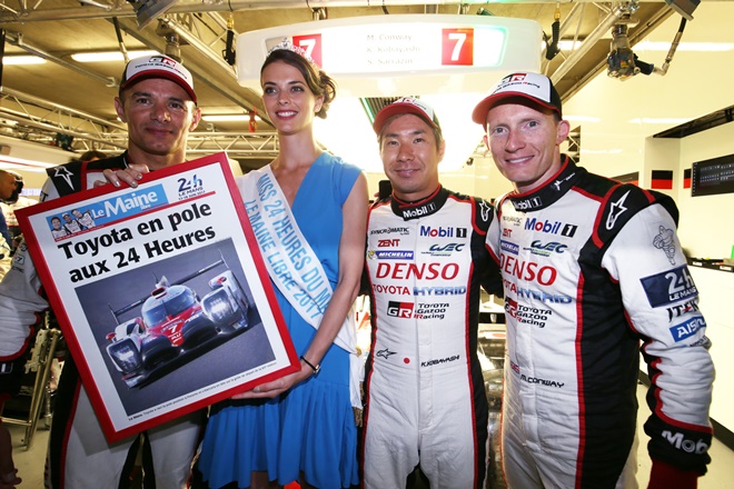 WEC 24 Horas Le Mans Toyota pole record