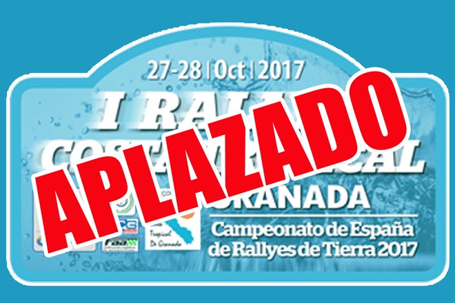 placa aplazado rallye de granada 2017