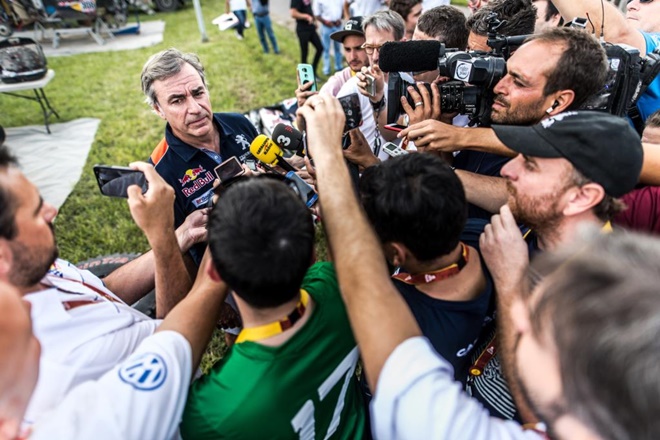 sainz penalizacion microfonos dakar