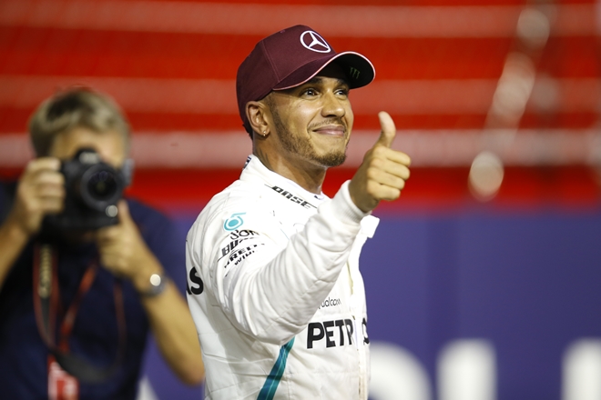 lewis hamilton singapur 2018