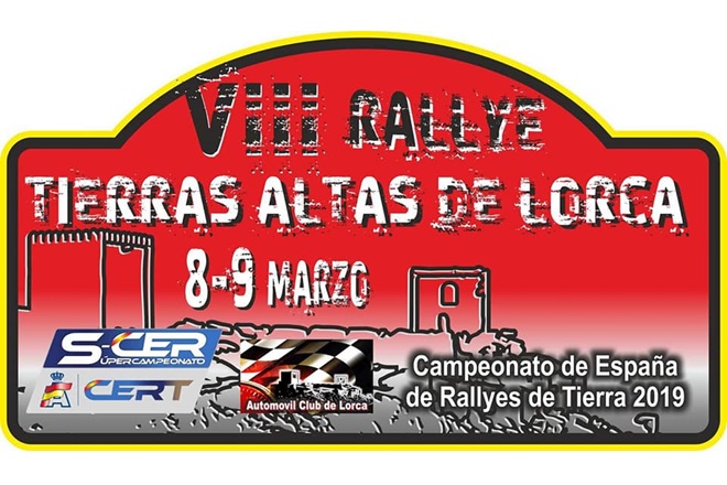 viii rallye tierra lorca 2019 placa