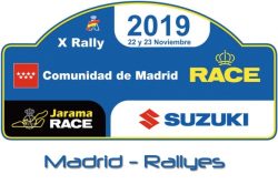 rallye comunidad madrid 2019 Placa