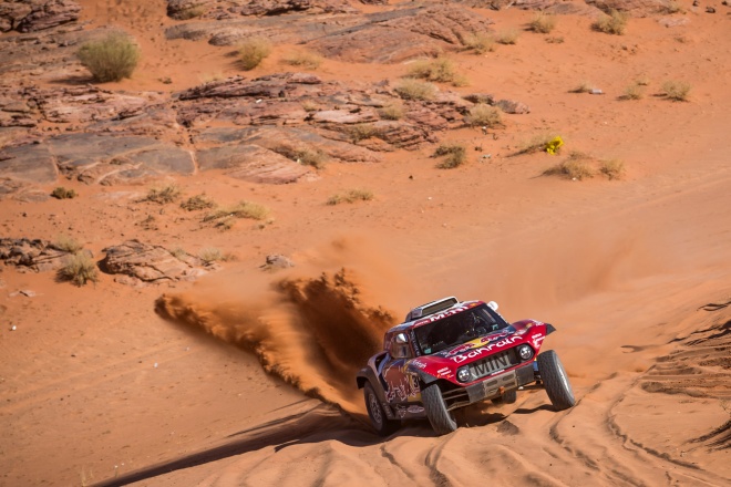 sainz dakar 2020 etapa 3 mini jcw buggie