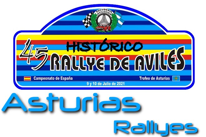 Rallye Aviles historico 2021 placa