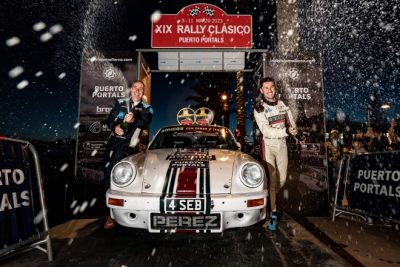 El británico Seb Pérez se alza con su tercer triunfo en el Rallye Clásico Isla de Mallorca