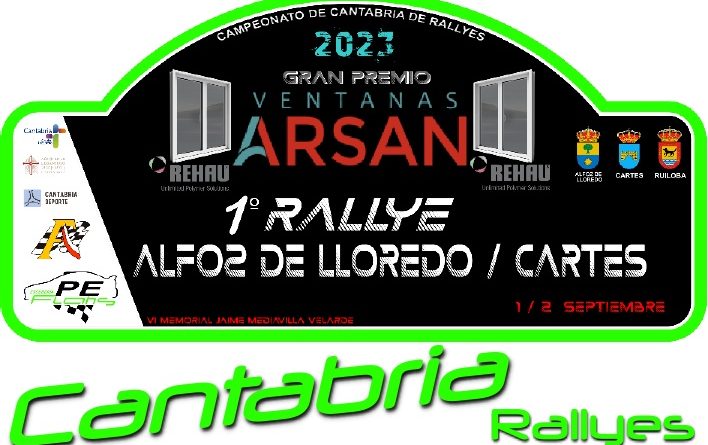 Rallye Alfoz- cartes 23 placa