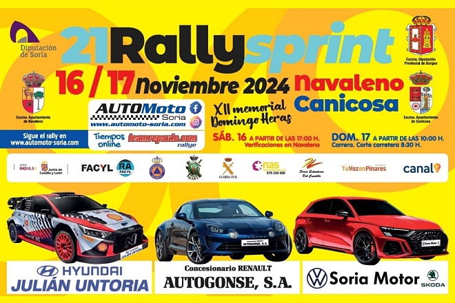 cartel Rallysprint navaleno 2024