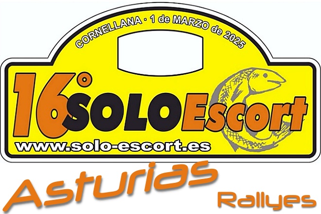 placa rallye solo escort 2025