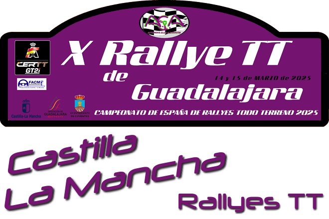 Placa X Rallye TT Guadalajara 2025