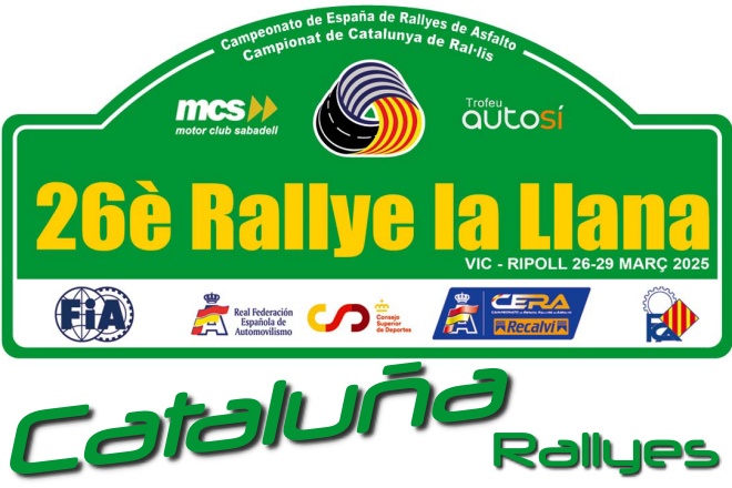 Rallye La Lana 25 placa