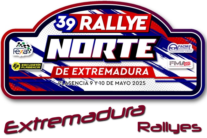 rallye norte extremadura 25 placa