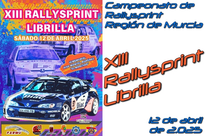rallysprint librilla 2025 cartel