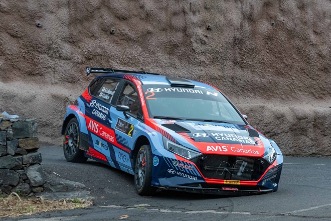 Lukyanuk-Kulikov hyundai i20 rallye senderos la pama 2025