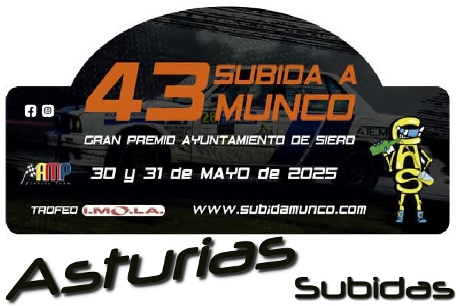 PLACA XLIII Subida munco 2025 Rincon del motor