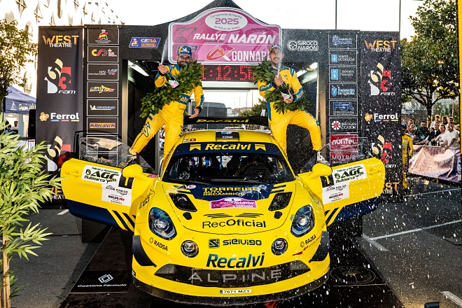 podio rallye naron cagiao-martinez alpine a110