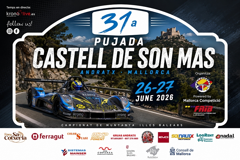 Subida Castell Son Mas 2026 cartel rm